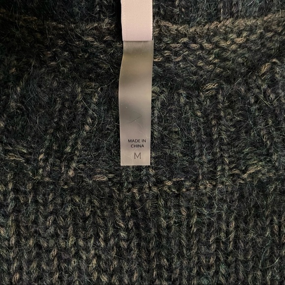 Soyer Aurora Mohair Pullover Sweater Dark Green Dress Size M - Picture 6 of 7